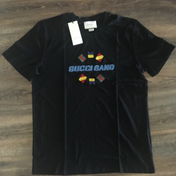 gucci band t shirt